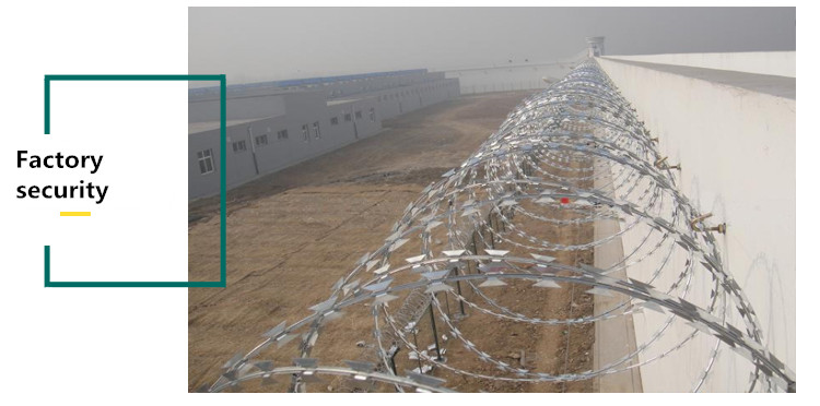 concertina wire factory security
