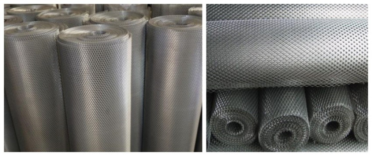 Expanded mesh roll