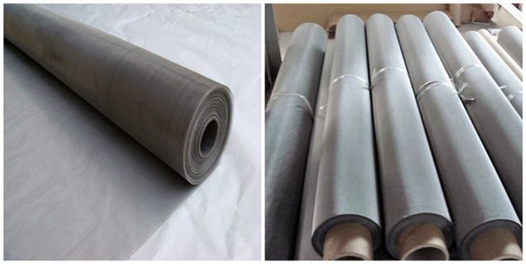 Nickel wire woven mesh roll