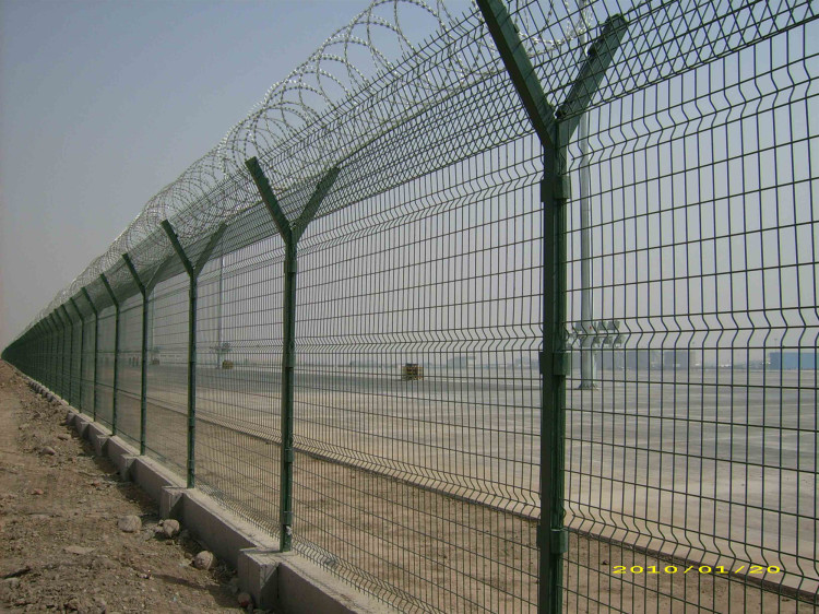 concertina wire fence 