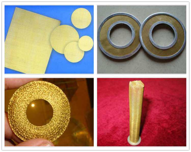 Pure Copper Vapor-liquid Knit Mesh Ring Filter Disc