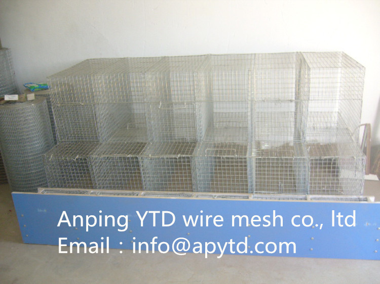Mink cage galfan wire mesh welded
