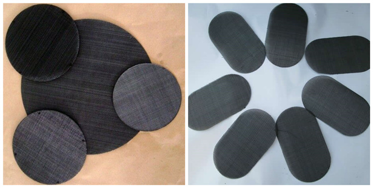 Black Iron Wire Cloth Supplied in Rolls or Cut Filter Discs