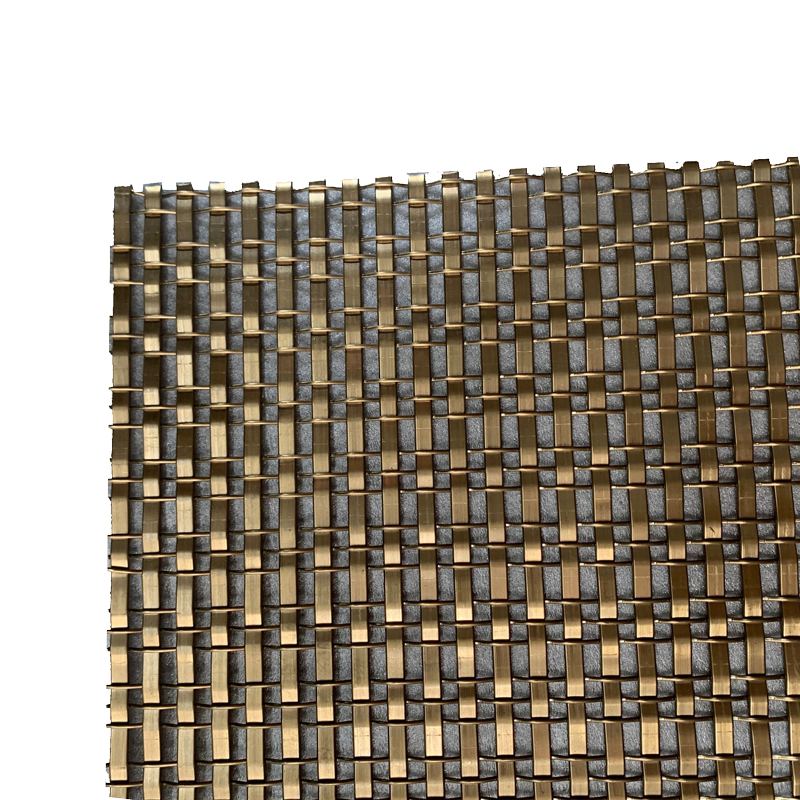 copper alloy braided woven decorative mesh