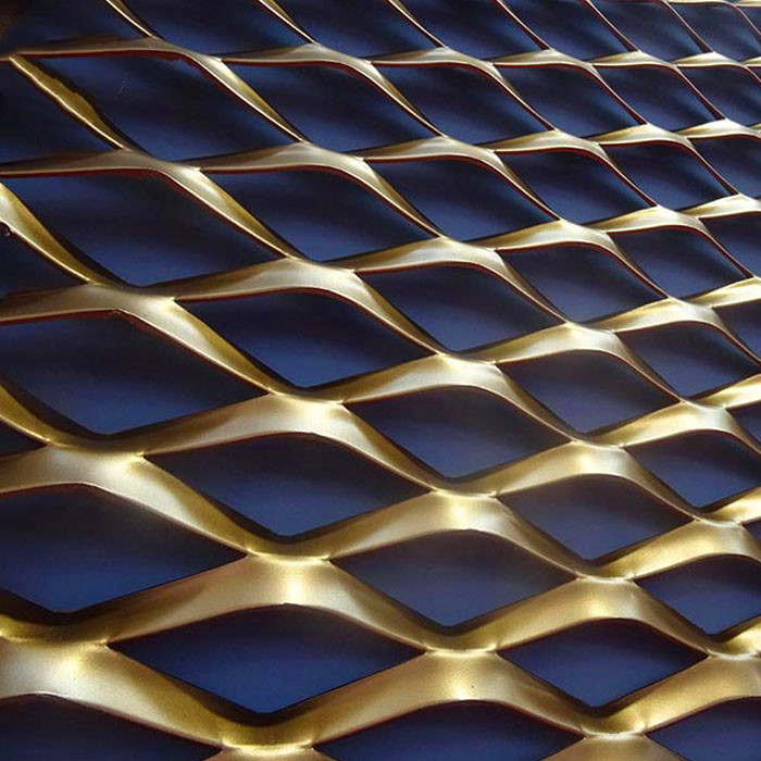 Decorate Expanded Copper Mesh