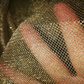 Gold Metal Fabric Gilded Wire Mesh
