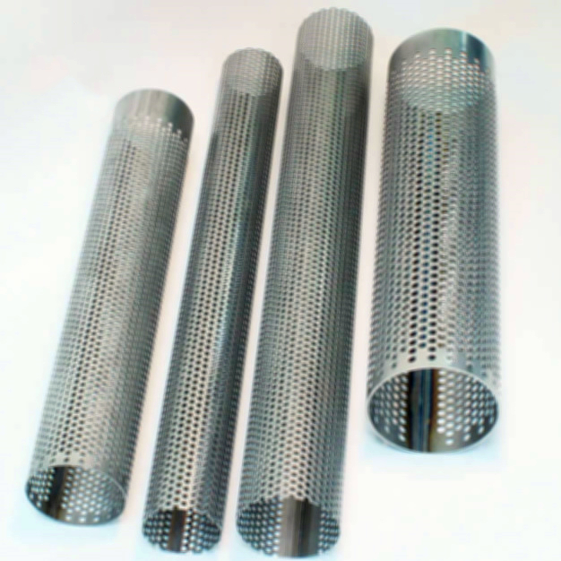 of Stainless Steel Perforated Metal Mesh Filter Tubes 